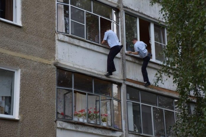 Полицейский в Саранске - герой