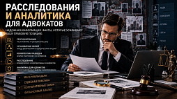 Расследования и аналитика для адвокатов